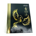 Gold foil hot stamping hardcover photo book printing